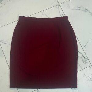 St. john Collection by Marie Gray maroon/wine skirt sz 14